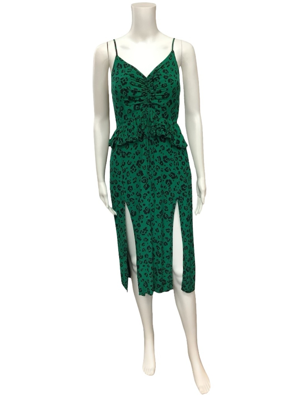 SUBOO Animal Print Long Dress Size: S